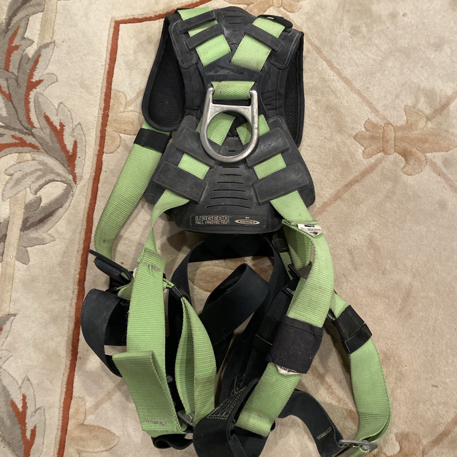 Werner Upgear Fall Protection Harness Easy Wear Universal Fit Green