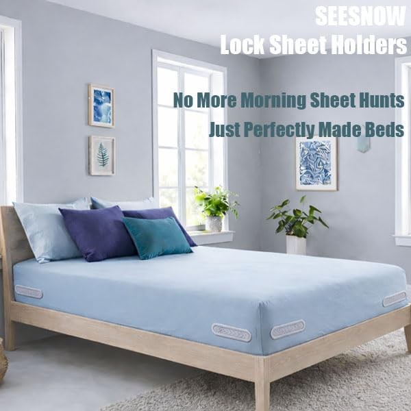 Lock Holders, Upgrade Bed Holders for Corners, Fasteners, Easy-Install Bed Pa...