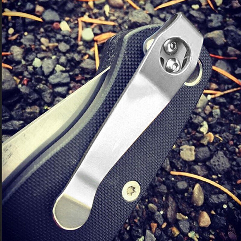 Pocket Back Clip For Spyderco C81 Paramilitary 2 C11 C10 C223 C85 Folding