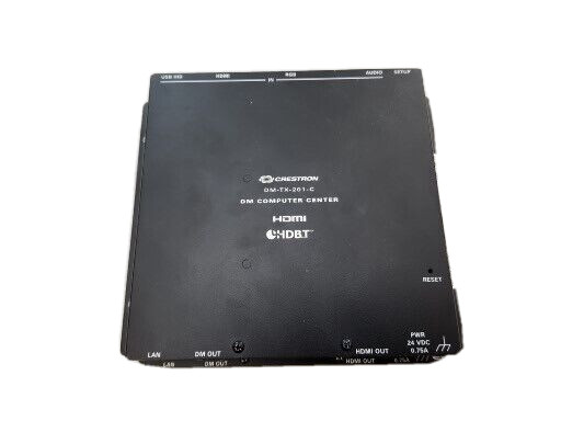 2(LOT) Crestron DM-TX-201-C DigitalMedia Computer Center 8G Transmitter HDMI VGA