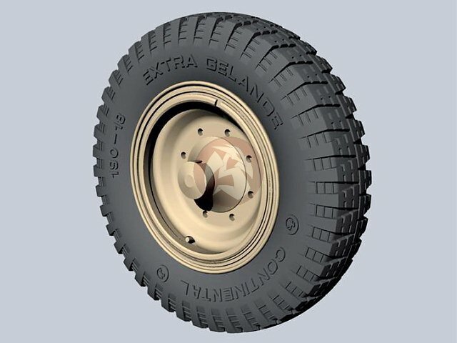 Panzer Art 1/35 Road Wheels Sd.Kfz.11 & Sd.Kfz.251 (Gelande Pattern A) RE35-141