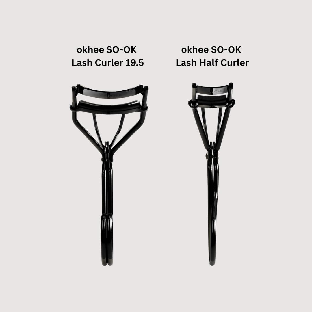 Okhee SO-OK Precision Lash Half Curler – Inner & Outer Corner Eyelash Curler for