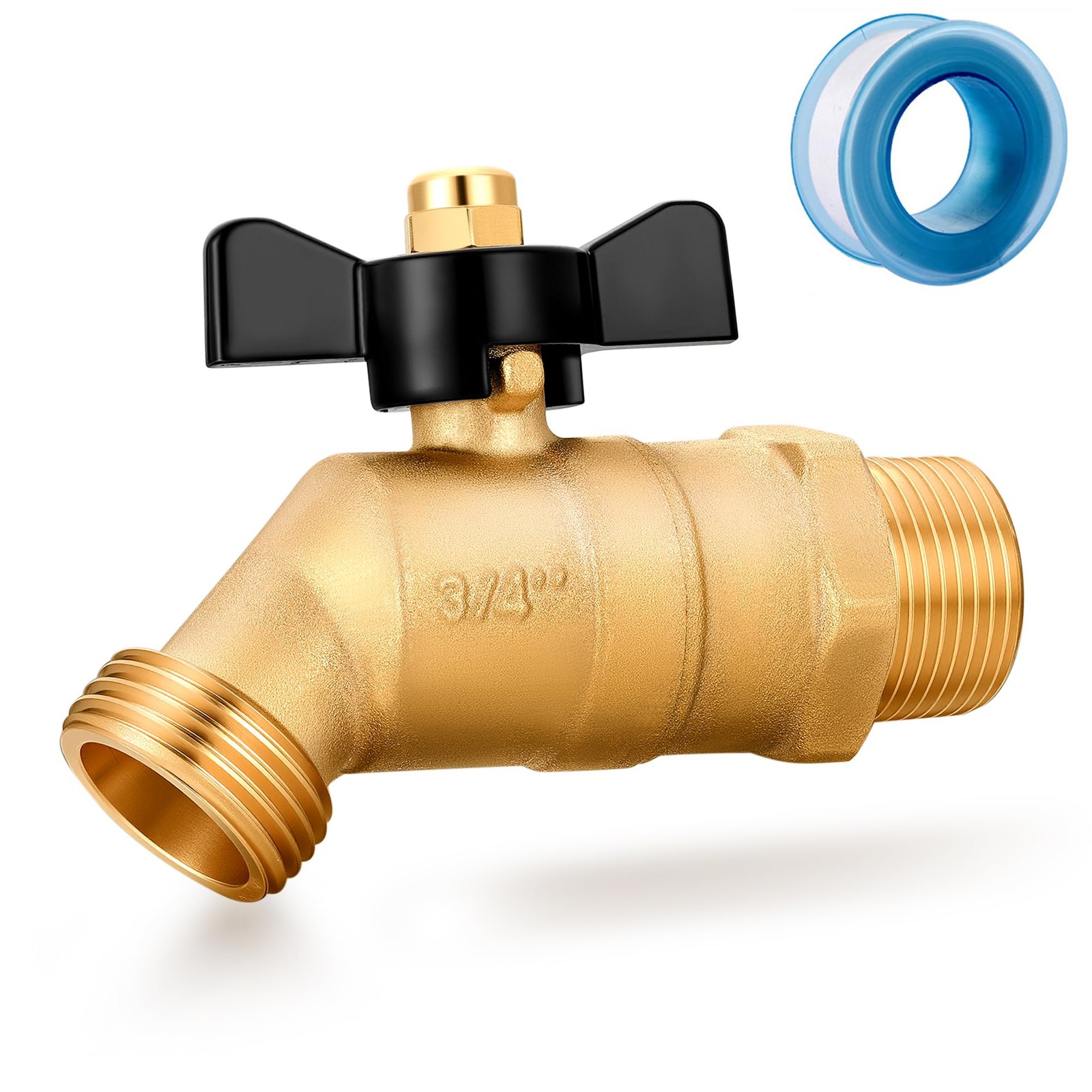 Full Flow Male outdoor-faucets Hose Bibb 3/4" Male NPT inlet Connection with