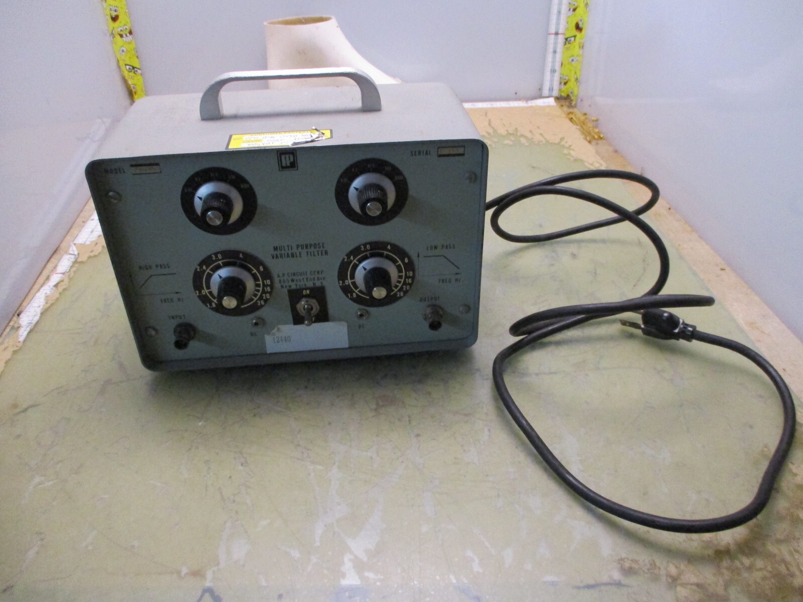 A.P. Circuit 240-5 multi purpose variable filter high & low pass [2*R-20.5]
