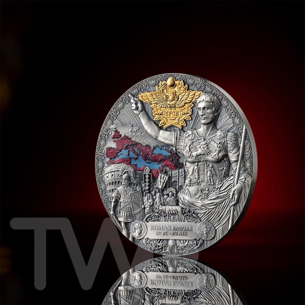 Roman Empire The Legacy of the Greatest Empires 2 oz  Silver Coin Cameroon 2023