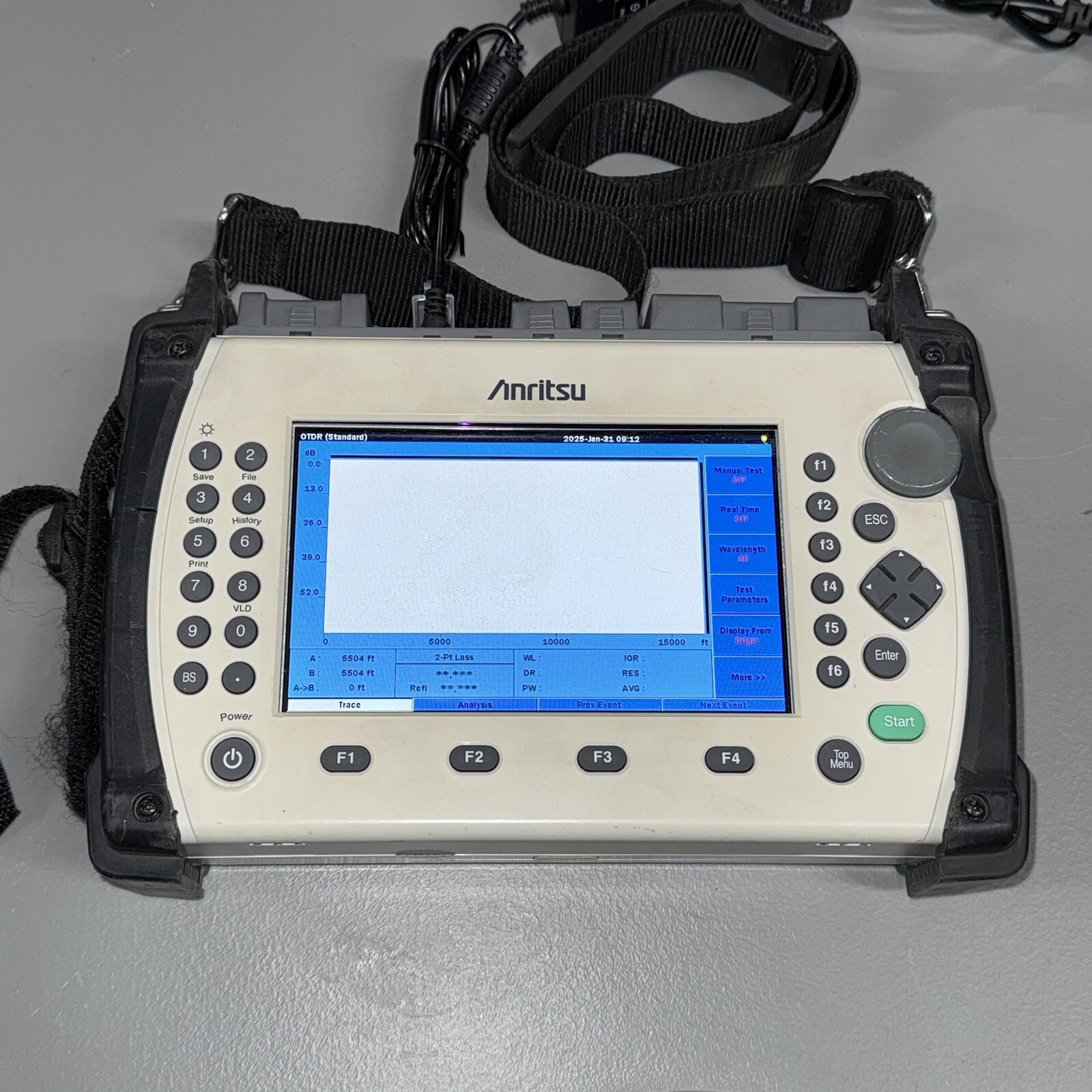 ANRITSU MT9083A2 SM OTDR Test Set w/ OPT: 2, 7, 10