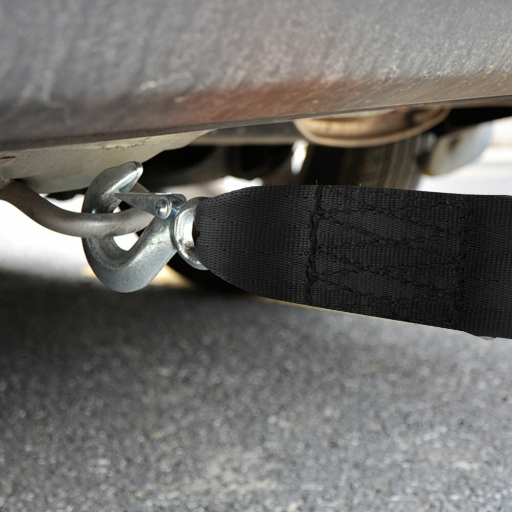 Heavy Duty 2" x20' Recovery Tow Winch Strap Car Boat Trailer 10,000Lb Max Towing