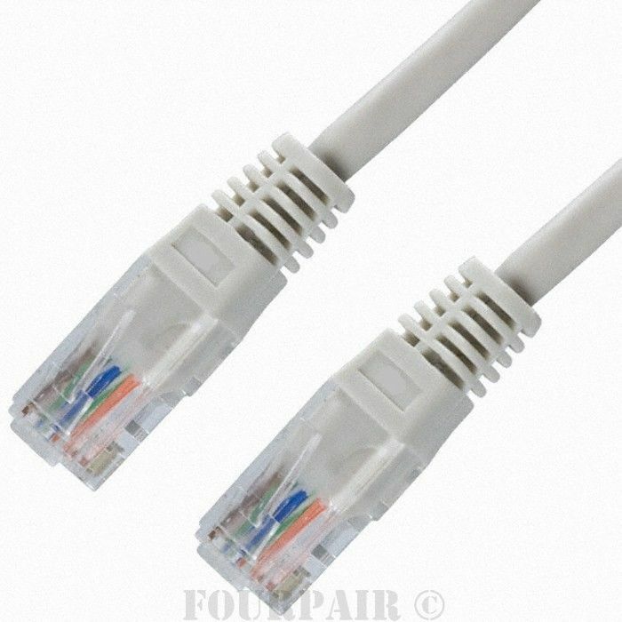 20 Pack Lot - 2ft CAT6 Ethernet Network LAN Router Patch Cable Cord Wire Gray