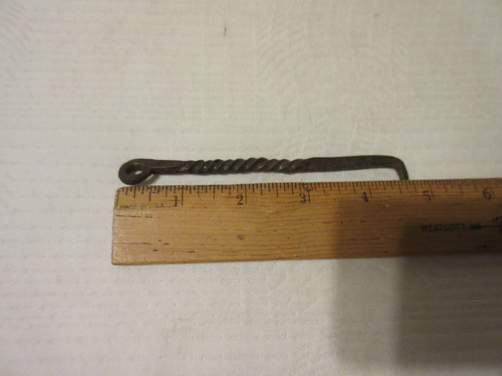 Antique 4 3/4” Rustic Gate Barn Door Hook Latch Primitive