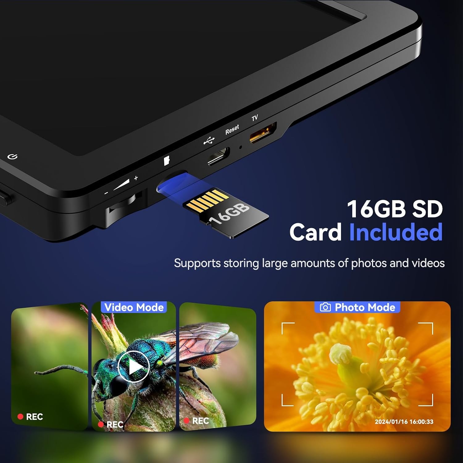 IPS Screen Coin Microscope TOMLOV 1500X 20MP 10.1"