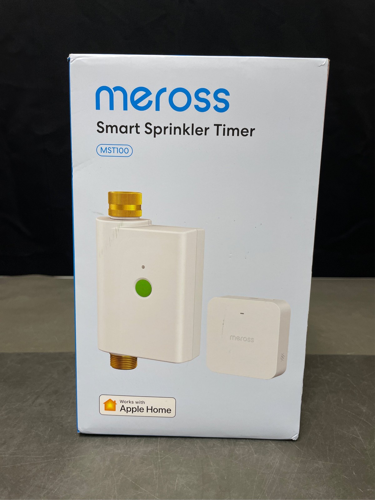 meross WiFi Water Timer for Garden Hose, Smart Hose Timer with Brass Inlet & Out