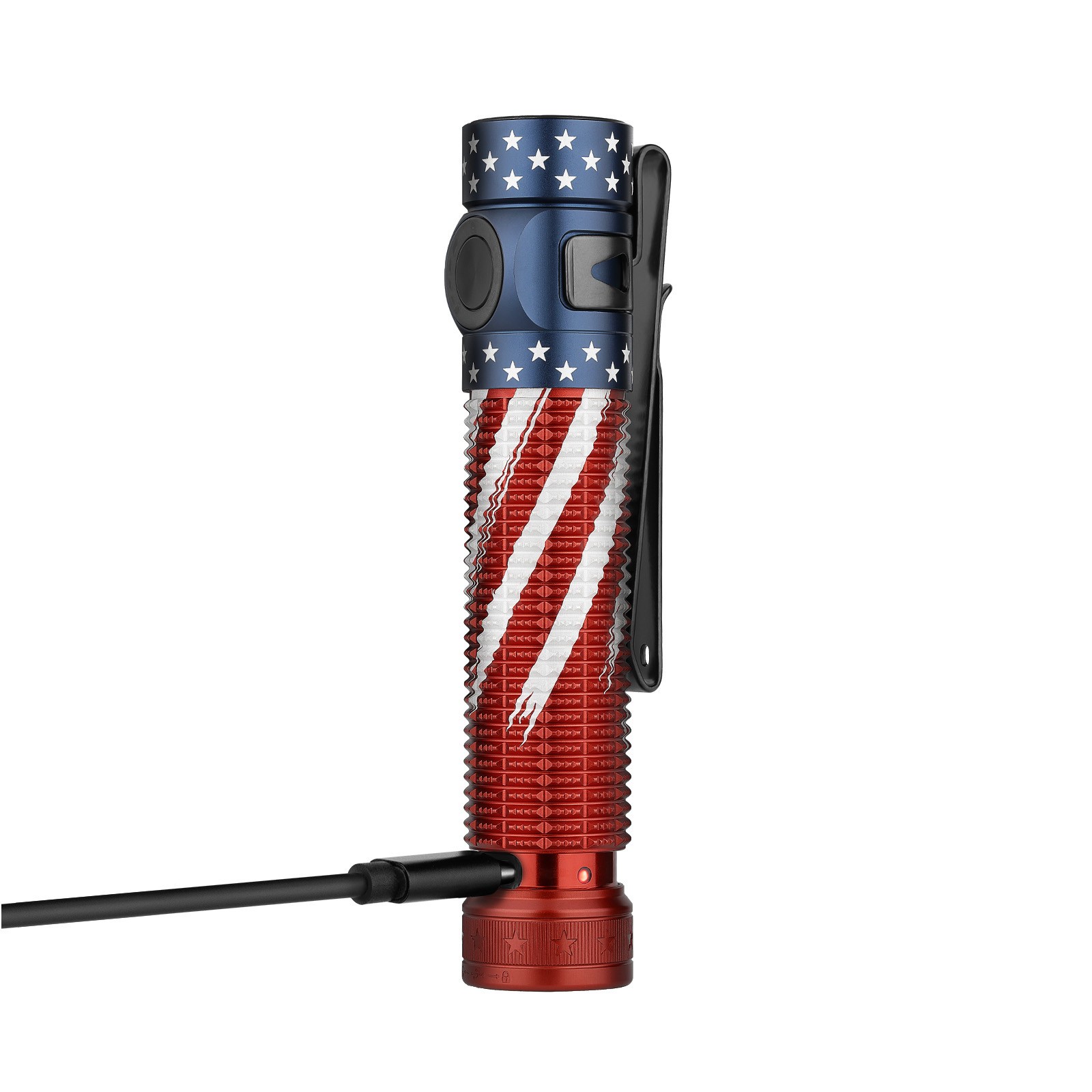 Olight ArkPro Class 3R & Baton 4 Pro Stars & Stripes Edition CW Flashlights