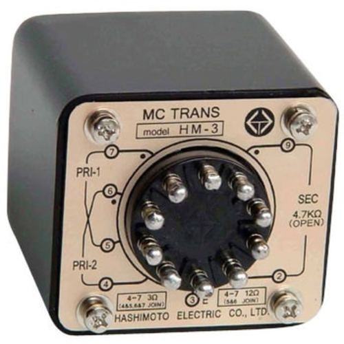Hashimoto HM-3 MC Cartridge Input Step-Up Transformer SANSUI New Japan