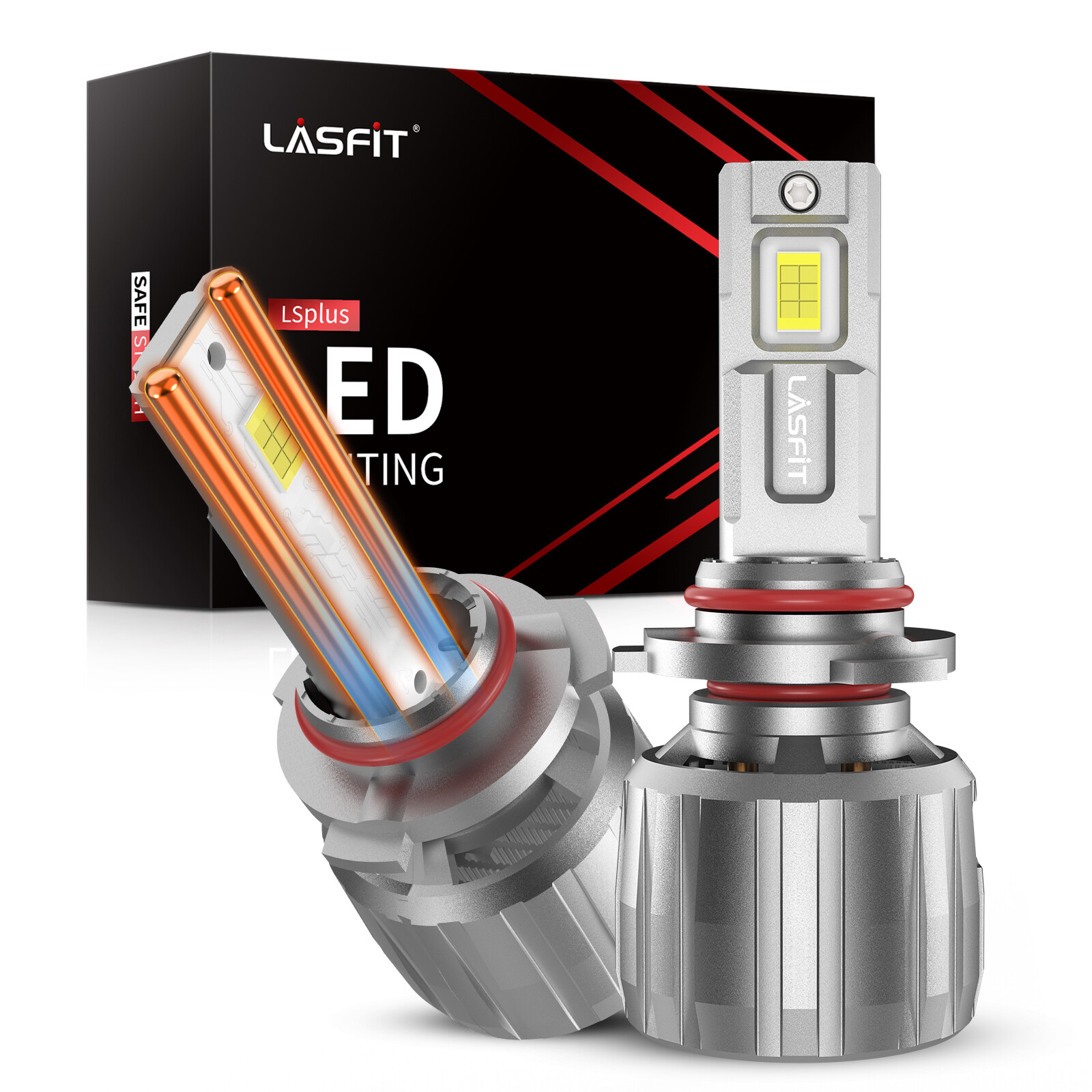 9005 HB3 LED Headlight Bulbs High Beam 13000LM White Replace Halogen Plug & Play