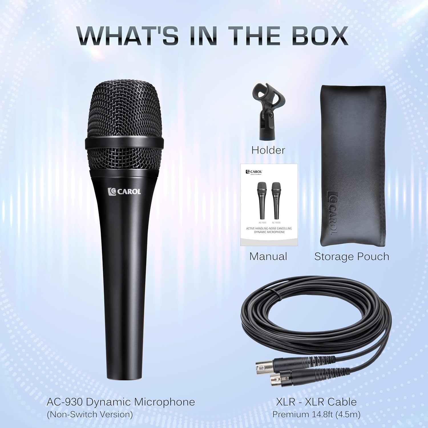 Microphones & Wireless Systems CAROL AC 930 Dynamic Supercardioid Vocal Micropho