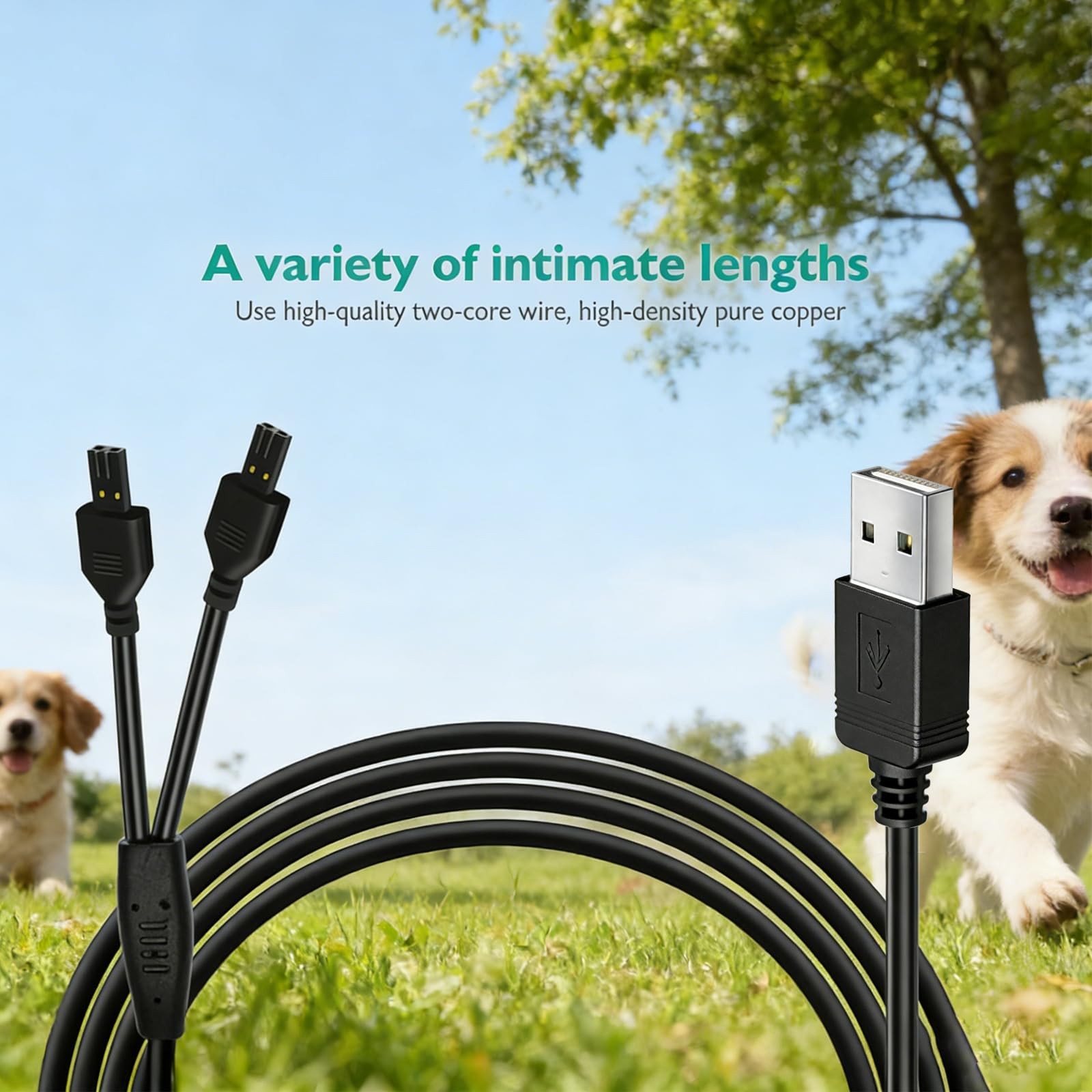 PetSafe Collar Charger Replacement USB Power Cable Remote Trainer 100-900 Yard