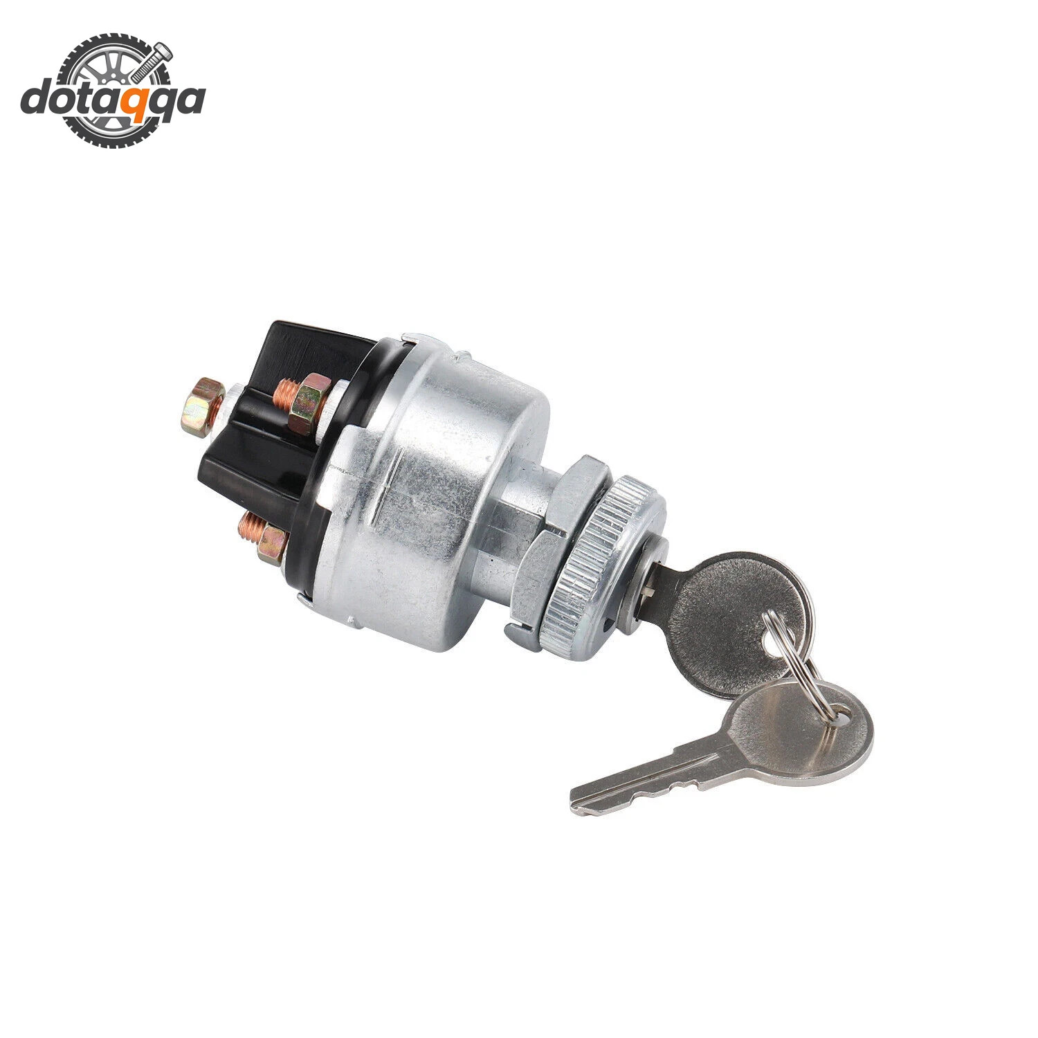 Universal Ignition Key Starter Switch With 2 Keys For Car Tractor Trailer