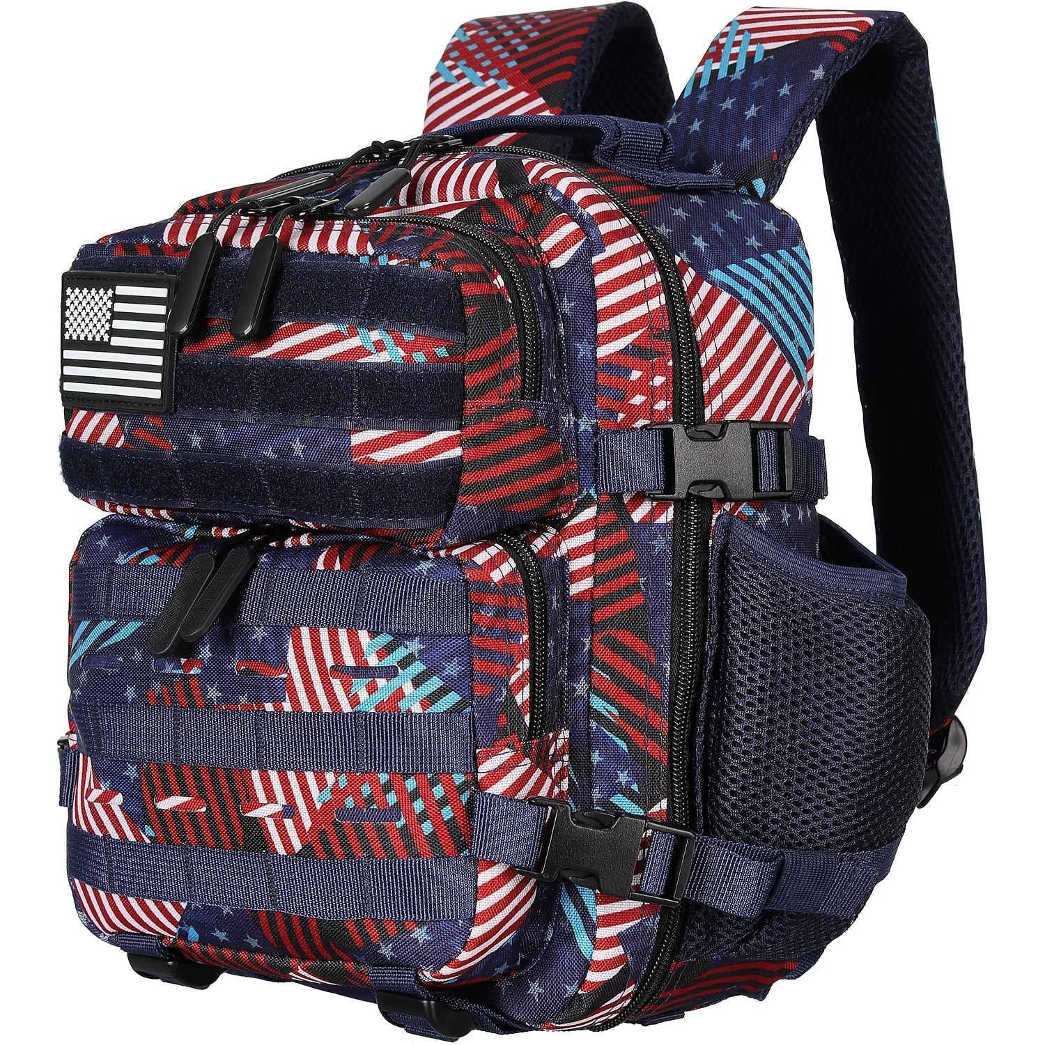 9L hiking backpack, daily backpack, sports backpack (Assembling the flag)