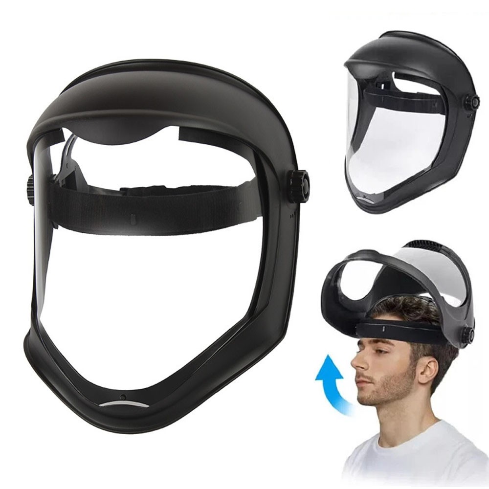 Professional Protective Face Shield With Anti-Fog Coating For Outdoor Work