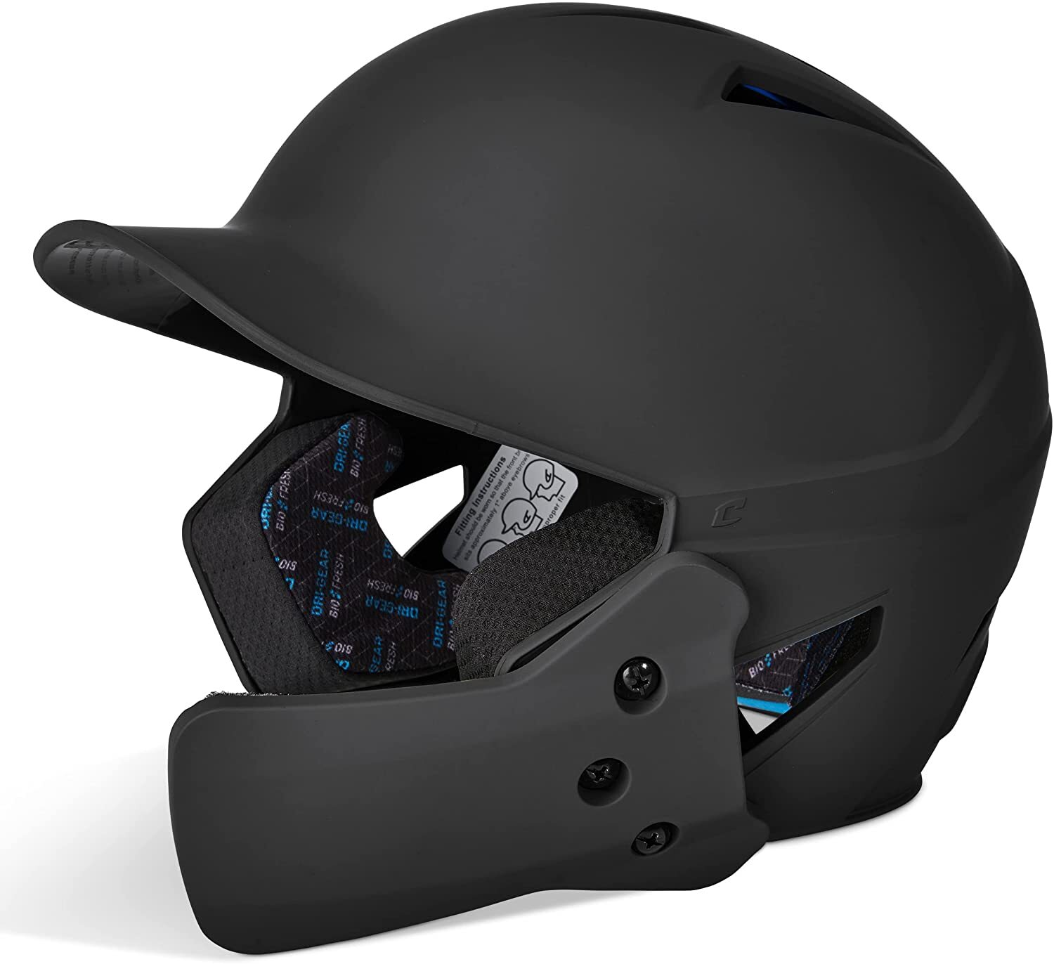 Champro HX Gamer Plus Baseball Helmet w/Flap - Junior - Matte