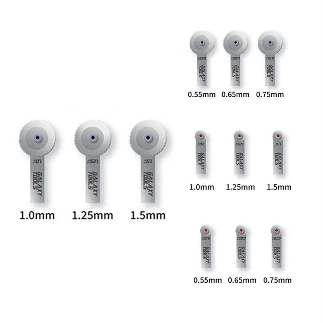 Steel Rivet Marking Roller Model Building Tool & Knife Non-Slip Alloy Handle