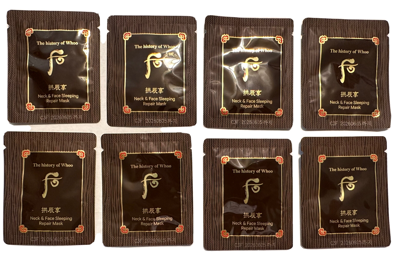 The history of Whoo Neck & Face Sleeping Repair Mask 2.5ml x 30 Pcs (75ml)