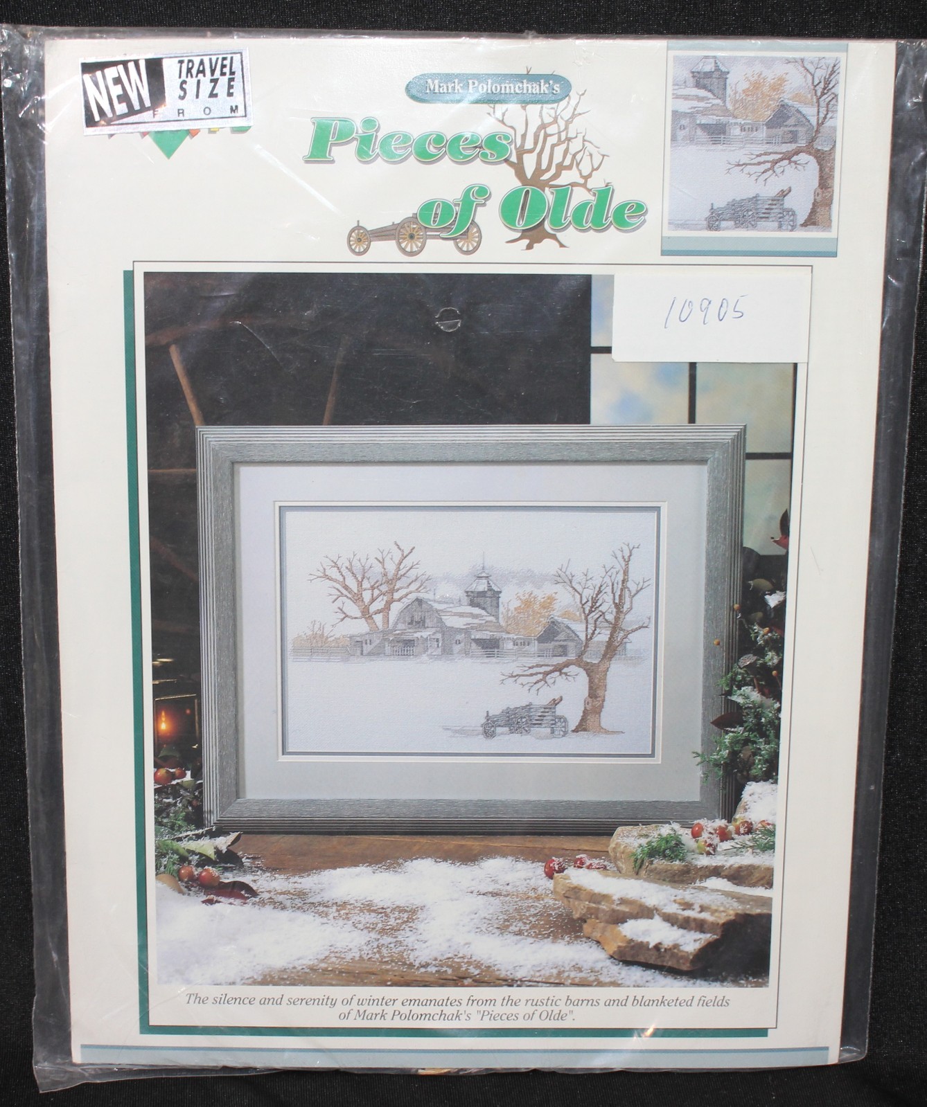 NEW Mark Polomchak’s Cross Stitch KIT! Pieces of Olde Rustic Barn #10905 1981