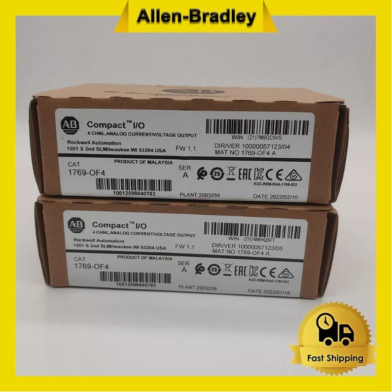 AB CompactLogix 4 Pt A/O C and V Module 1769-OF4 New Factory Sealed