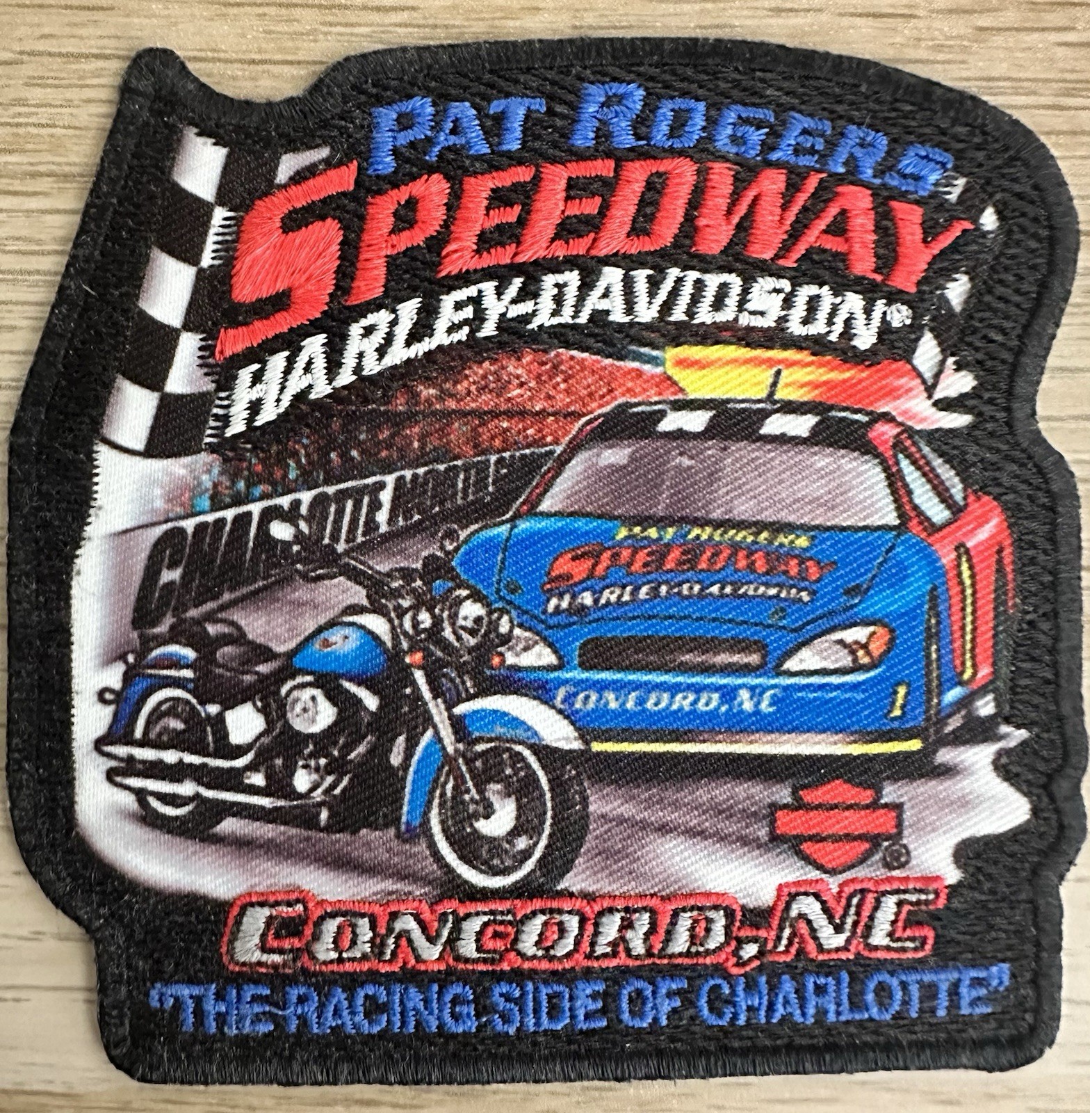 Pat Rogers Speedway -Harley Davidson -Concord,NC - Sew-On Patch