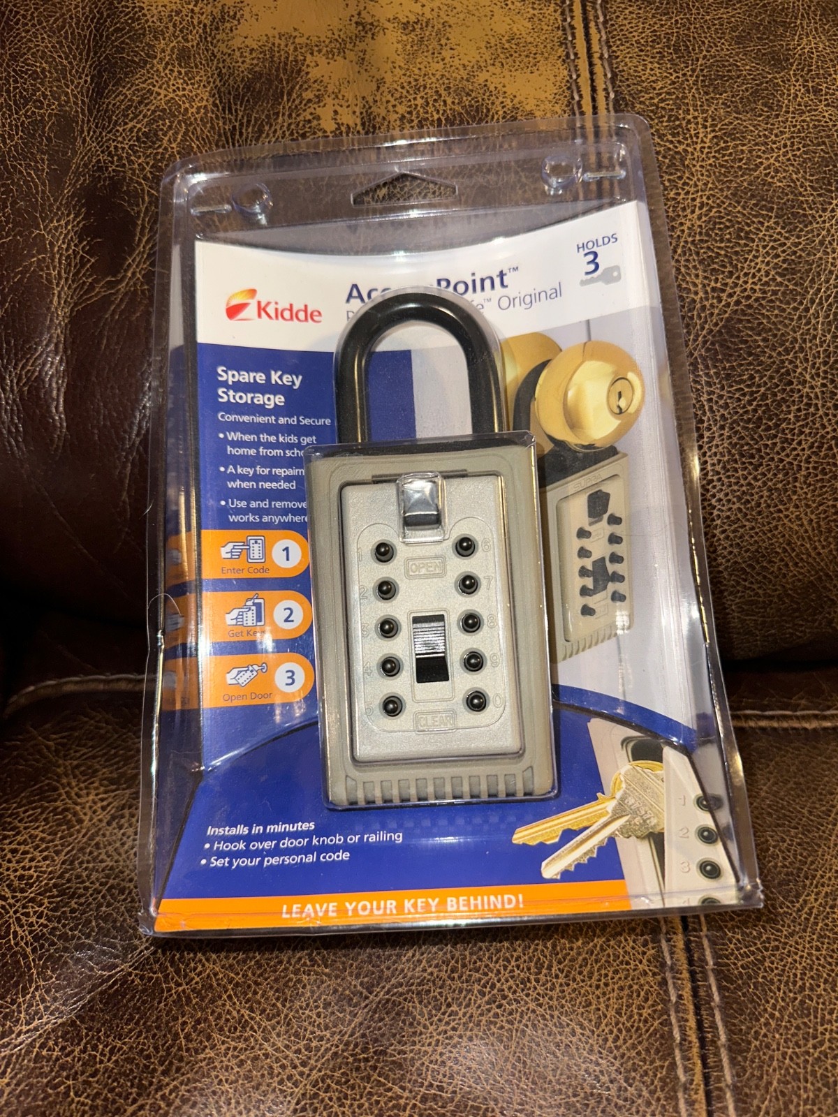 Kidde Access Point Lockbox Portable Keysafe Original Realtor Real Estate Key NEW