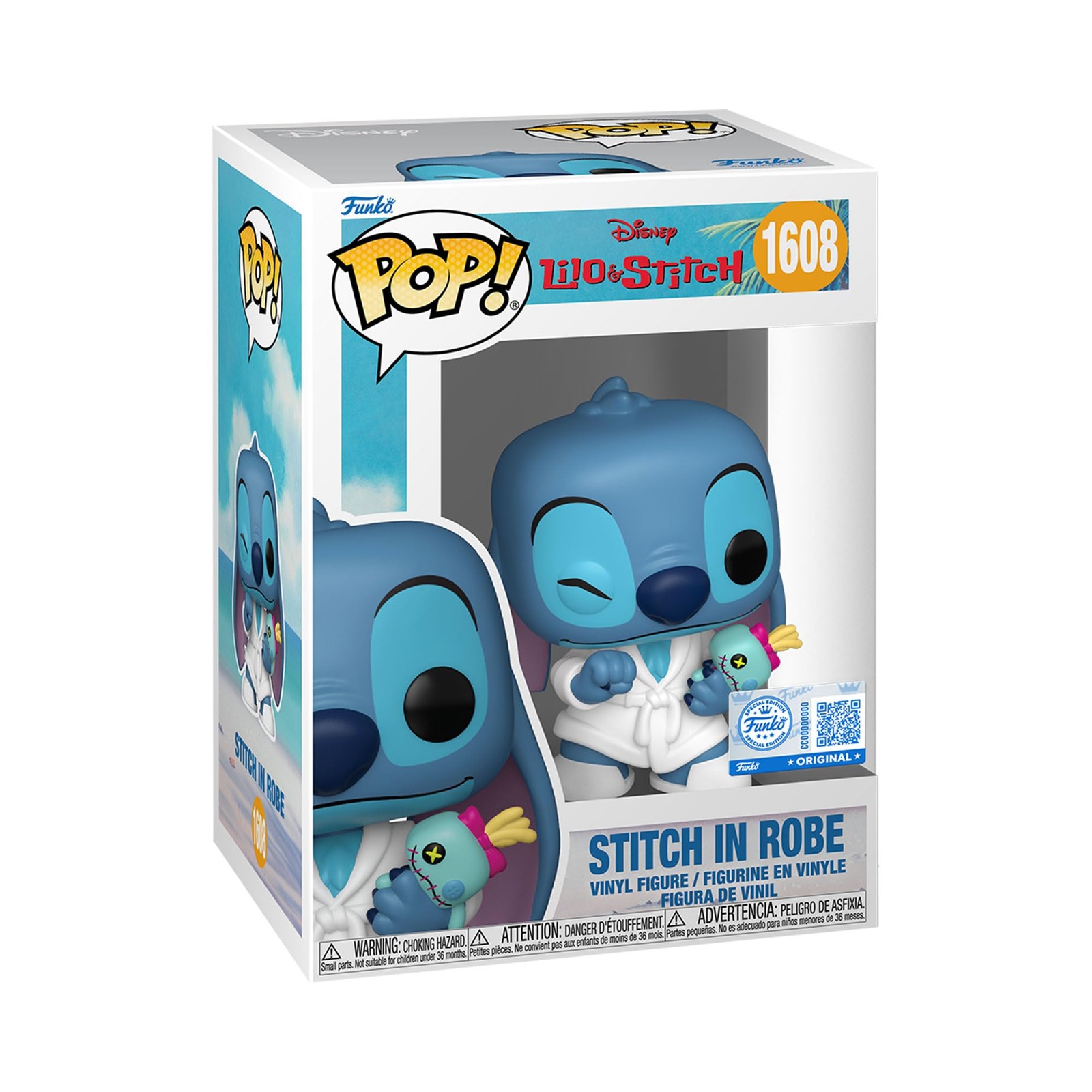 Funko Pop! Disney: Lilo & Stitch - Stitch In Robe - Collectable Vinyl Figure - G