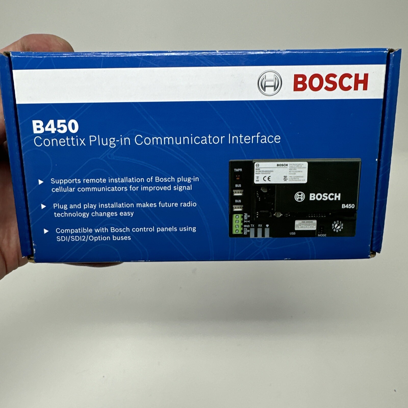 NEW Bosch B450 Conettix Plug-in Communicator Interface Open Box Special