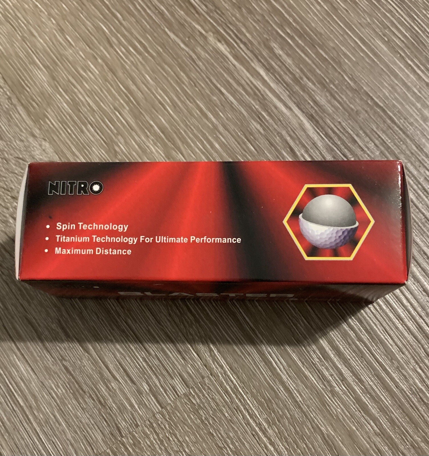 Nitro Blaster Titanium Golf Balls #1 Pack Sleeve 3-Balls New