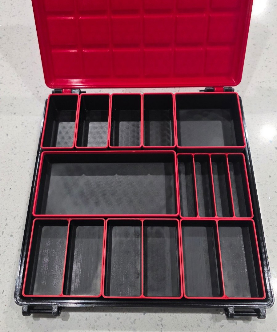 Large Bowling Accessory Case - JoPo, Vise, and Turbo thumb storage - Red