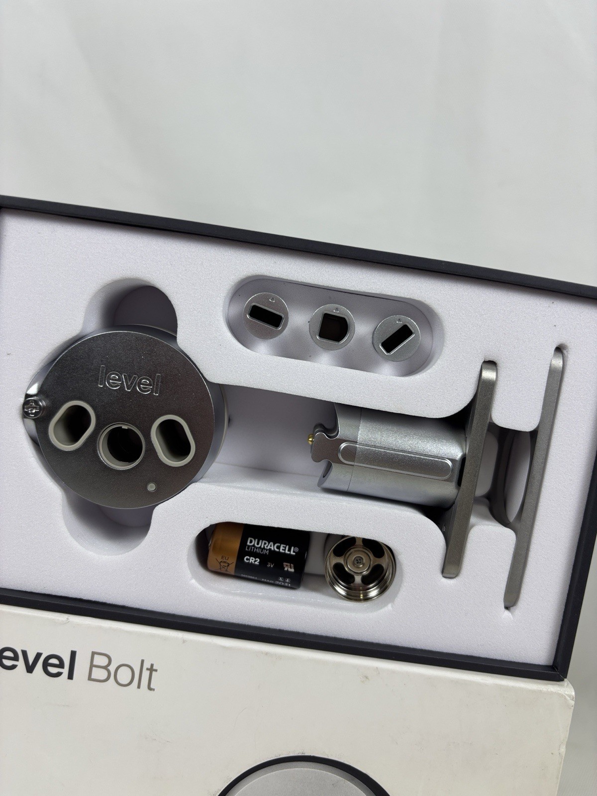 Level Bolt C-D11U A3 Keyless Entry Bluetooth Smart Lock Deadbolt, Satin Chrome