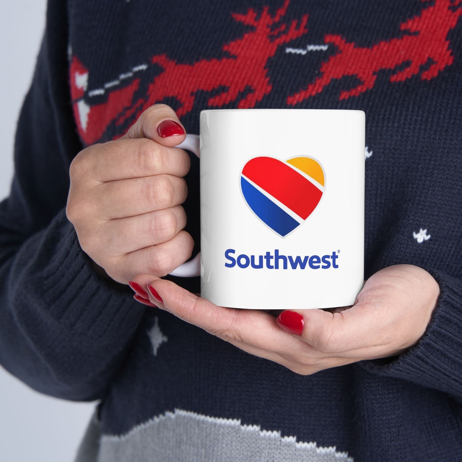 Southwest Airlines Mug | Airline Travel Coffee Cup