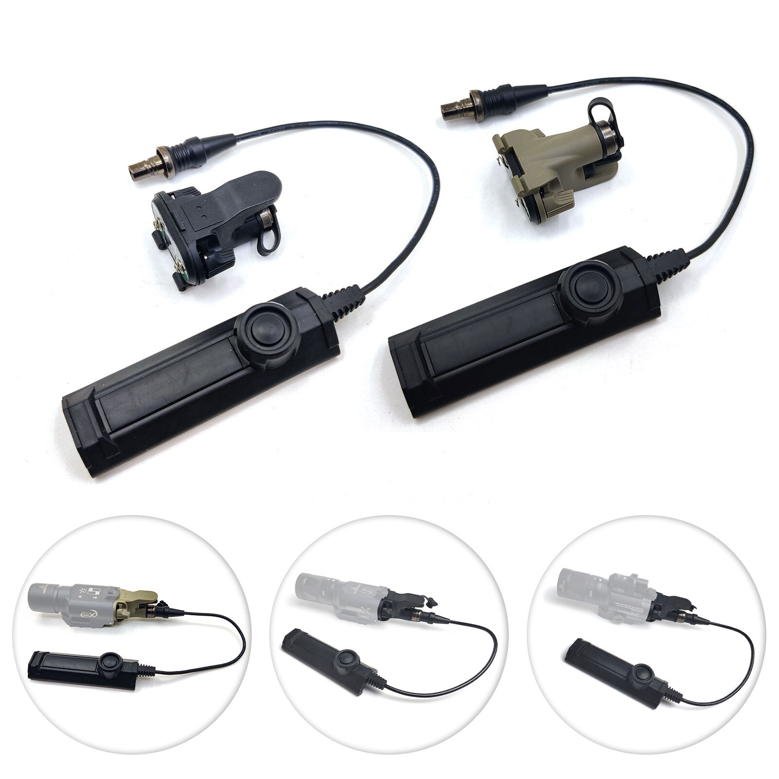 Tactuical Weapon Light Remote Pressure Switch for X300 X400 X-Series Flashlight