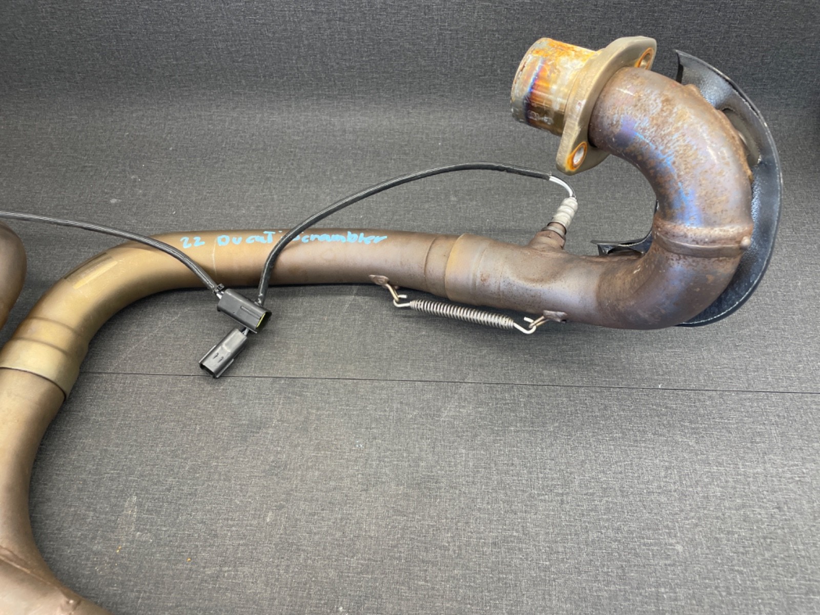 2022 Ducati Scrambler Engine Exhaust Header Manifold 4PC Genuine OEM