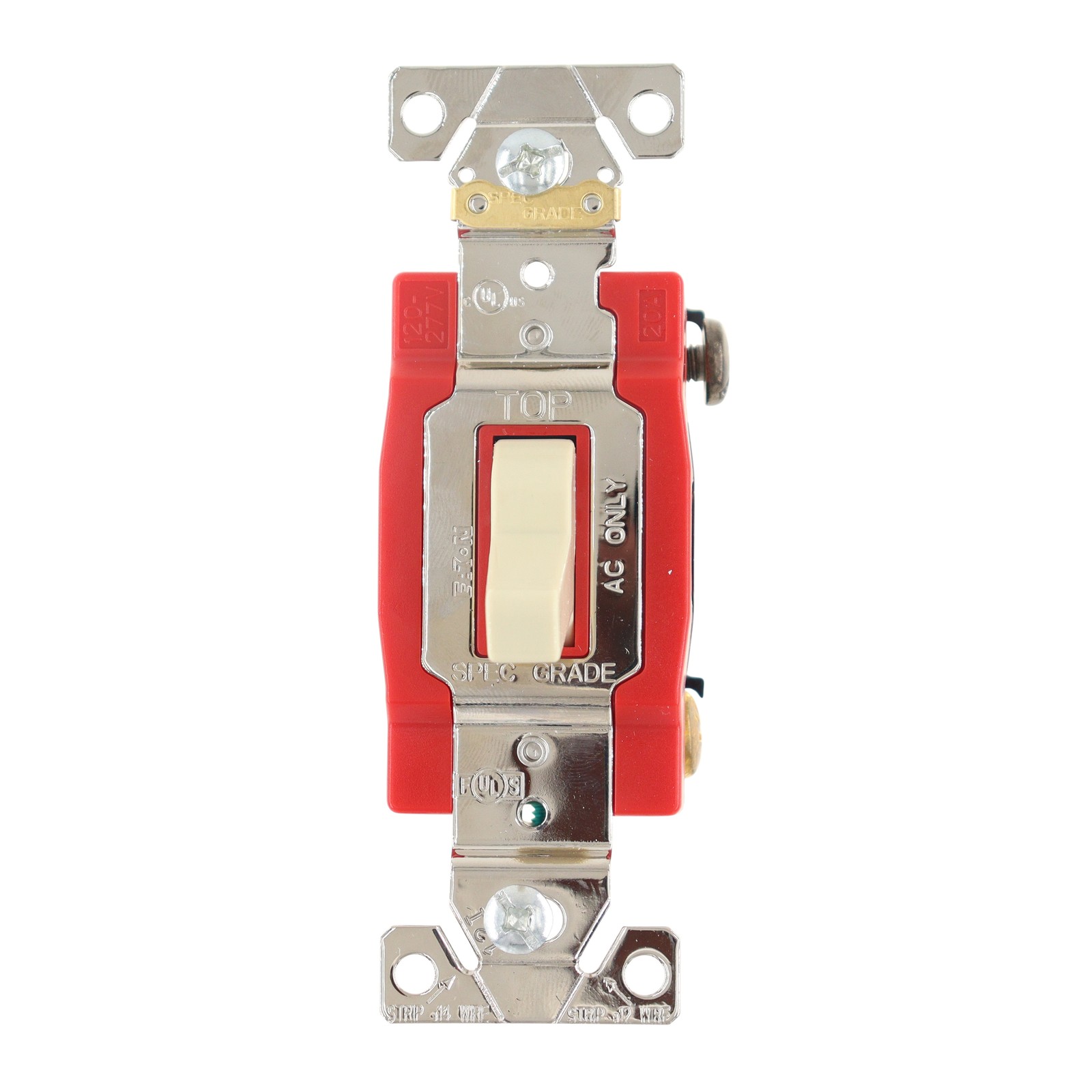 ARROW HART AH1223V 3-WAY SWITCH INDUSTRIAL GRADE TOGGLE 120/277V, IVORY