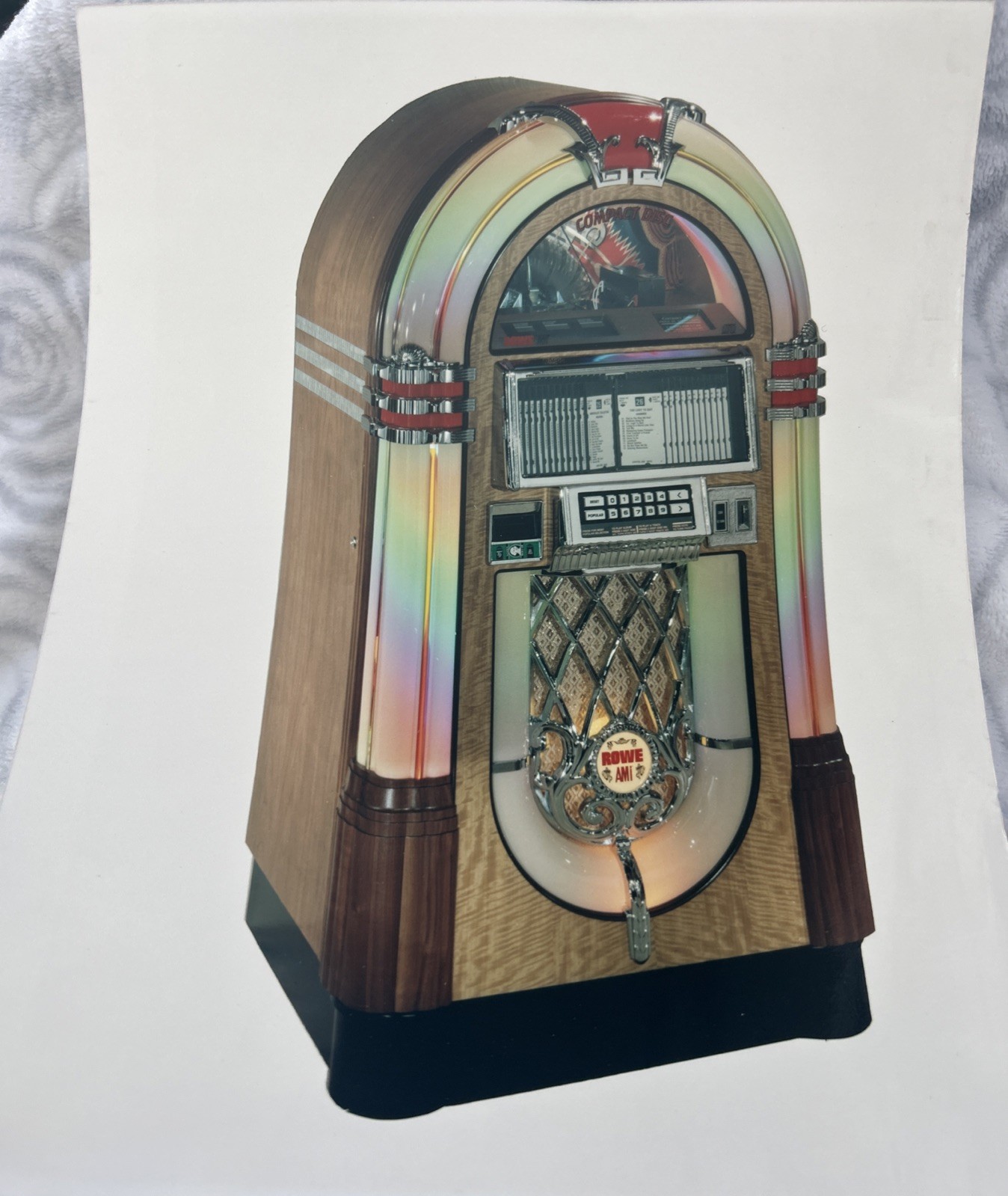 Vintage 1994 Ad ROWE AMI CD JUKEBOX FLYER High Gloss Photo Print Advertisement