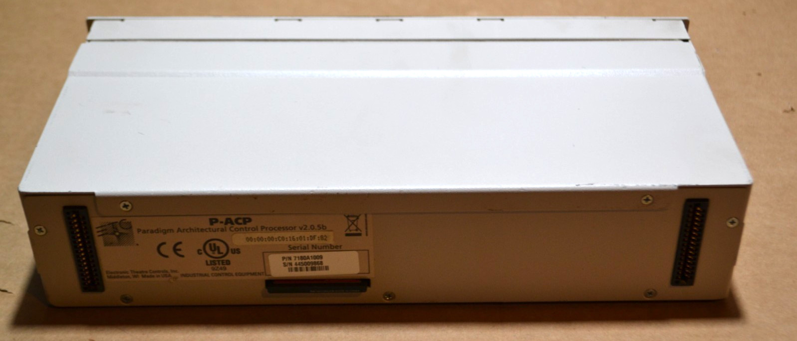 ETC P-ACP 7180A1029 PARADIGM Architectural Control Processor VER 2.0.5B