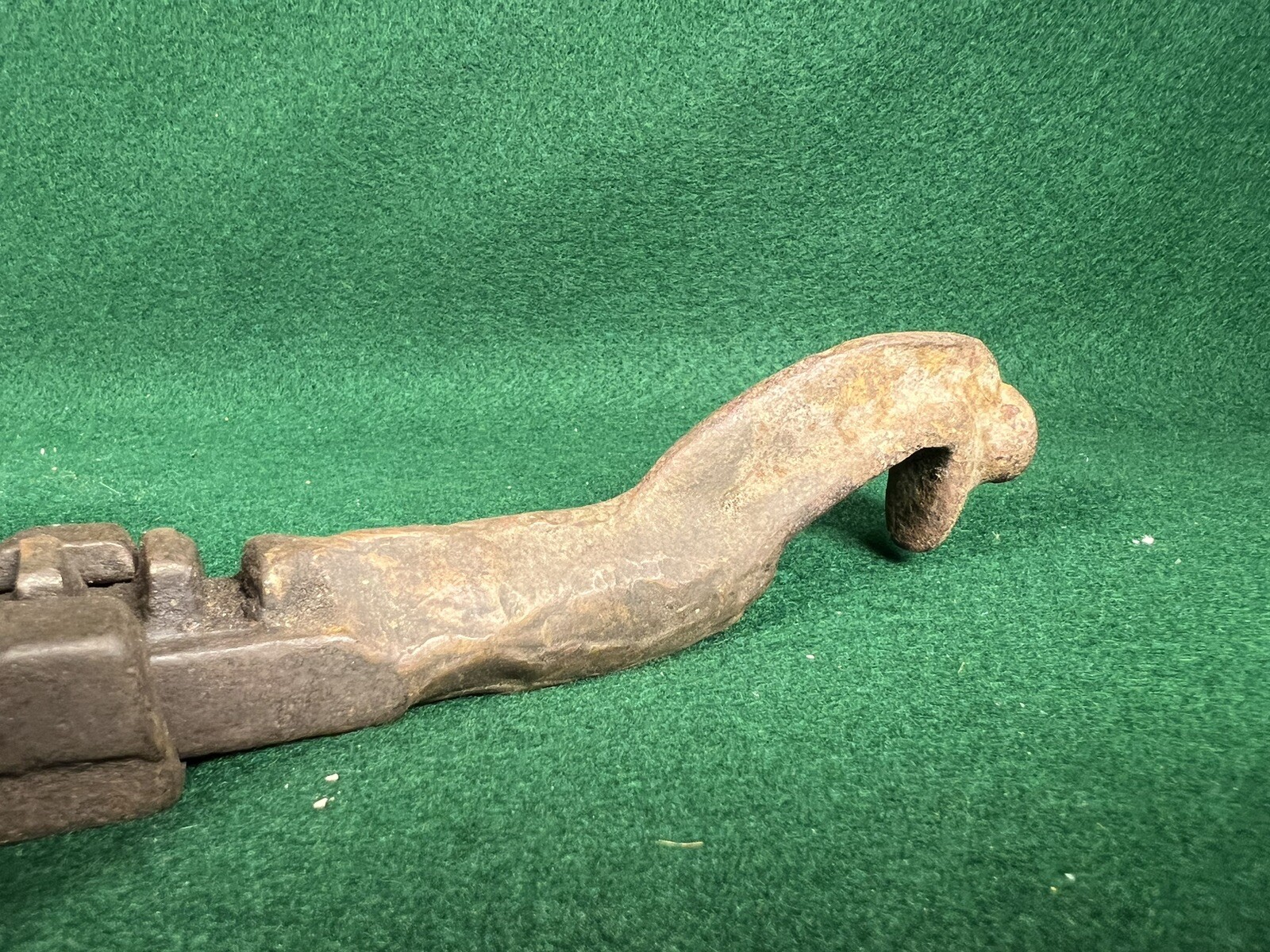 Rare Antique O.F. Smith Push Pull Tool Moline Illinois