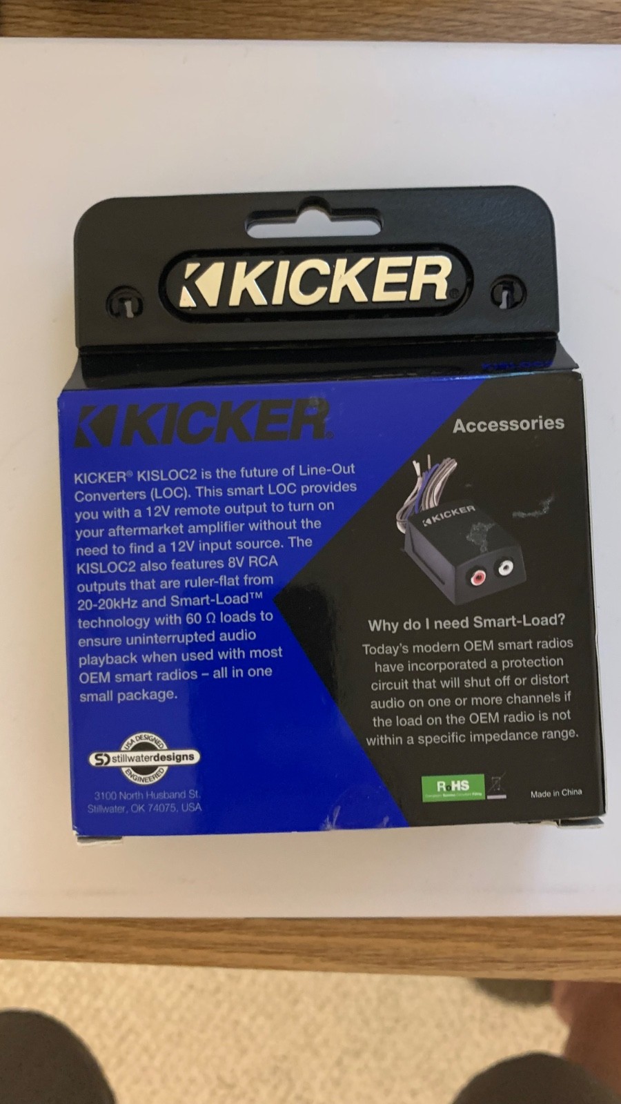Kicker Line Out Converter  - open box