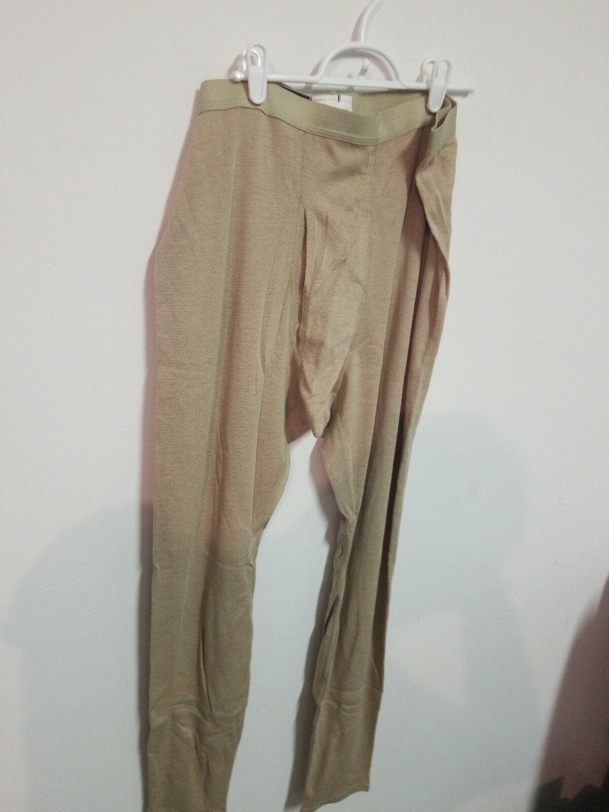 New  Tan Flame Resistant FREE Cold Weather Base Layer Drawers medium regular new