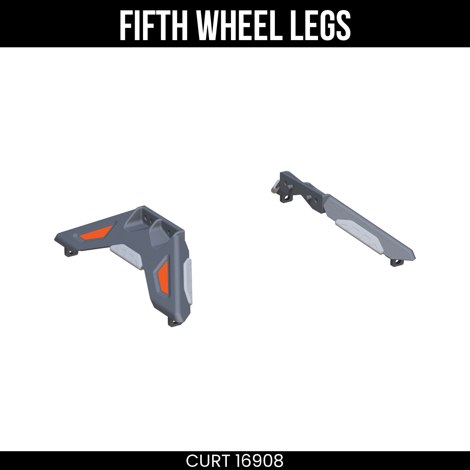 CURT Replacement Legs for PowerRide 5th Wheel Hitch Head 16908
