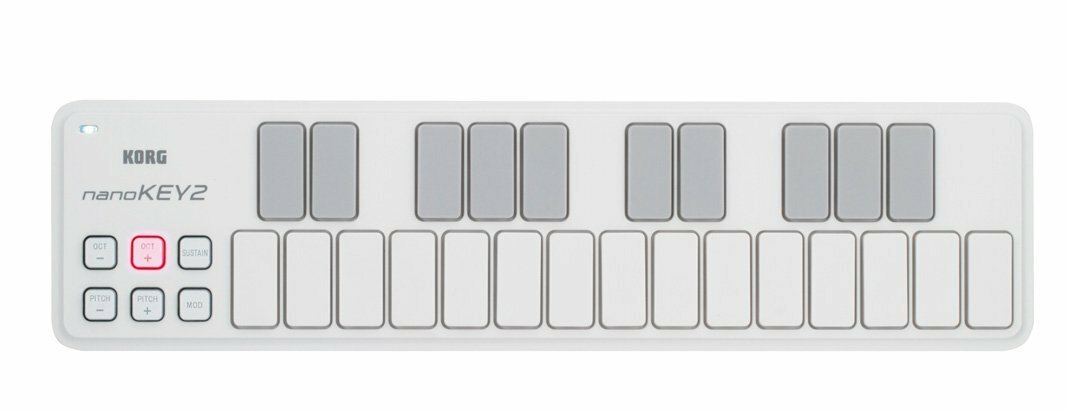 KORG USB MIDI Keyboard Controller nanoKEY2 White New in Box