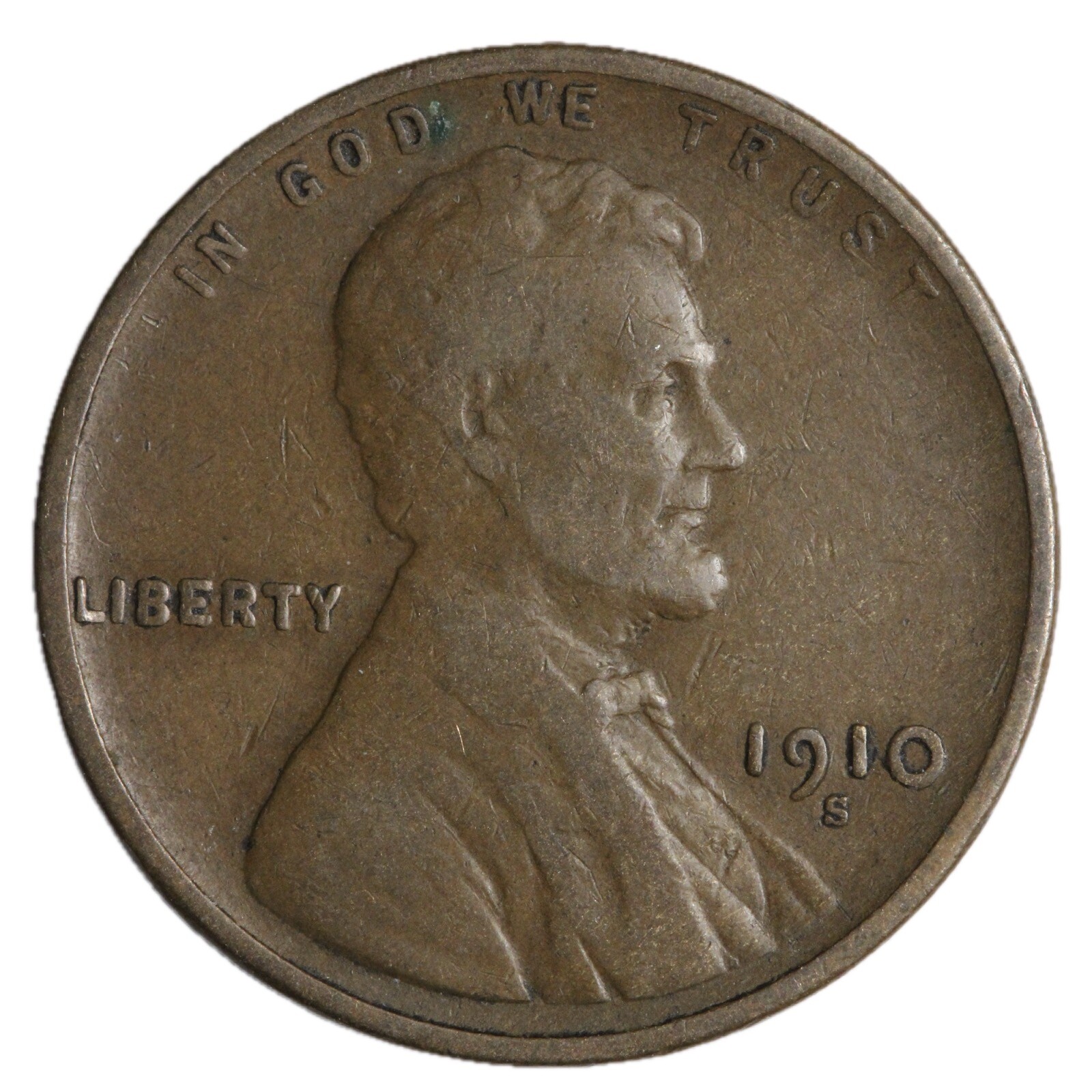 1910-S Lincoln Wheat Cent Penny Better Grade Complete Your Album!!