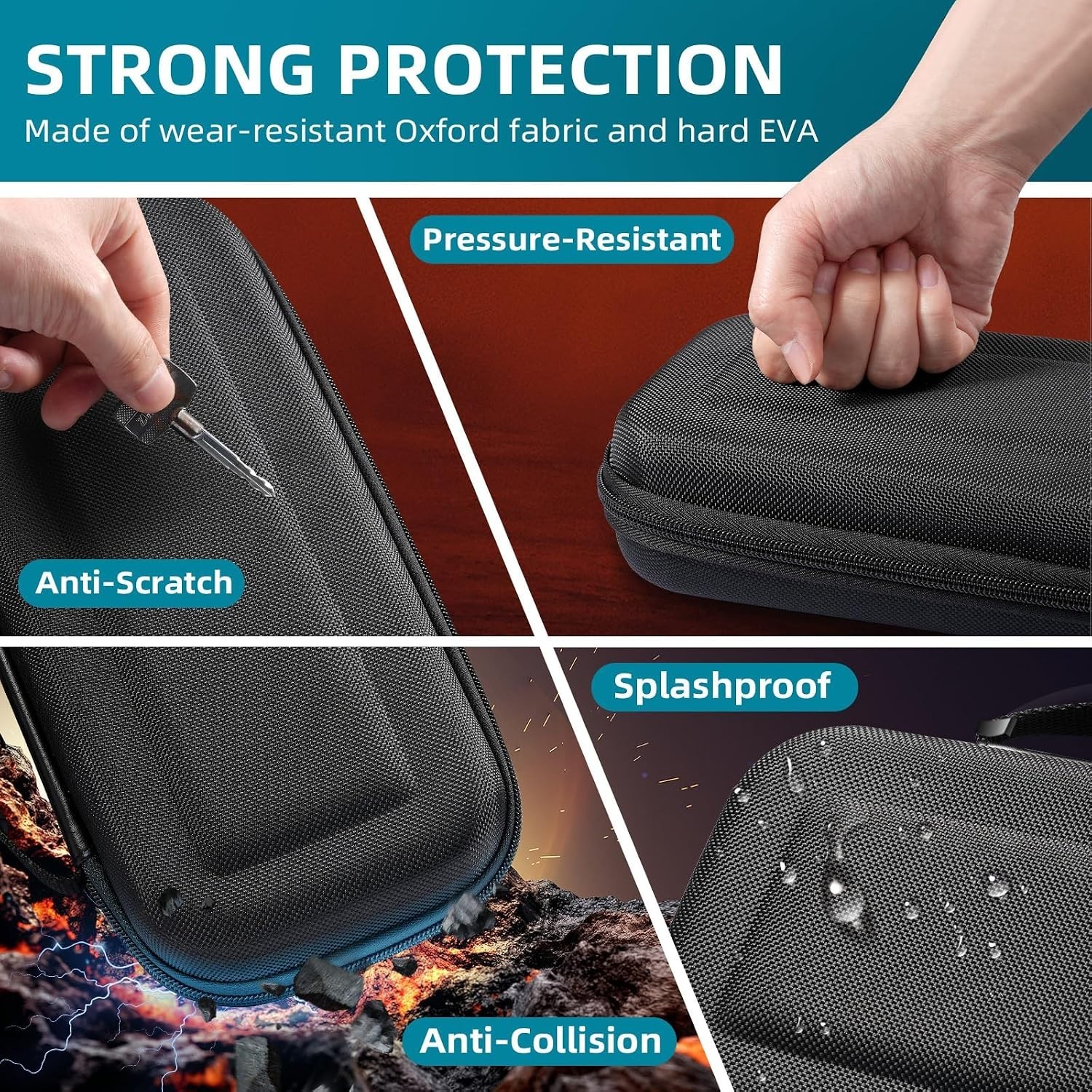 For Nintendo Switch 2 Carrying Case Bag Large Capacity Protective Hard Shell