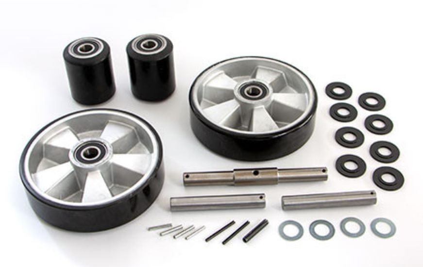 Complete Wheel Kit Fits Multiton TM M J Hand Control Pallet Jack