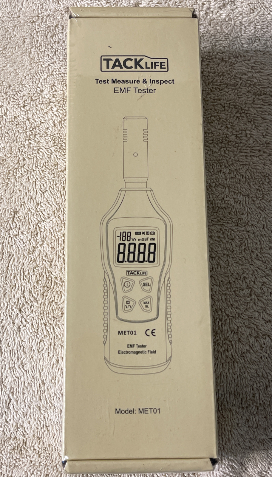 Tack Life Test Measure & Inspect EMF Tester MET01 Sealed Box